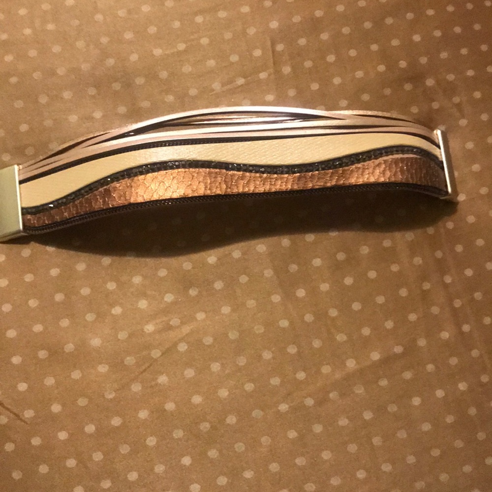 Bronze, black, and tan Bracelet